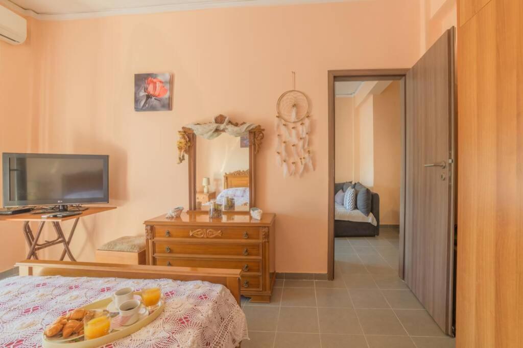 Bright Newly Renovated Apt Near Beach & Center+Ac Anemomylos Exteriér fotografie