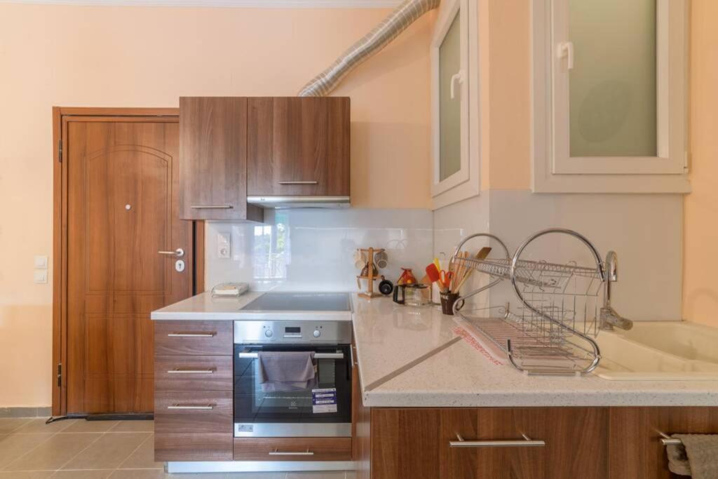 Bright Newly Renovated Apt Near Beach & Center+Ac Anemomylos Exteriér fotografie