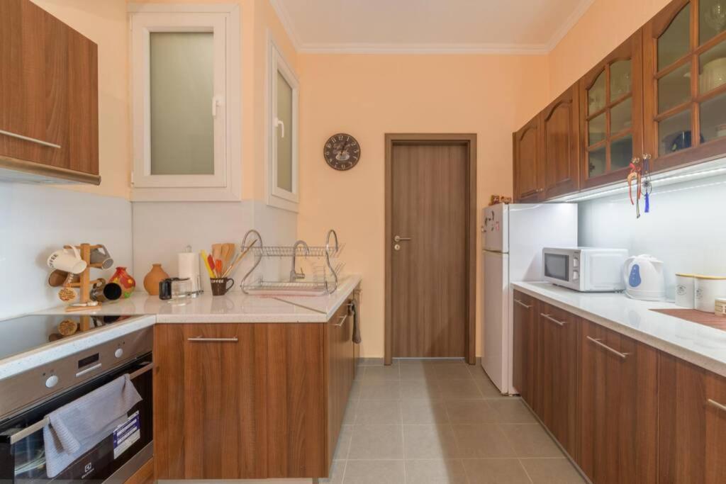 Bright Newly Renovated Apt Near Beach & Center+Ac Anemomylos Exteriér fotografie