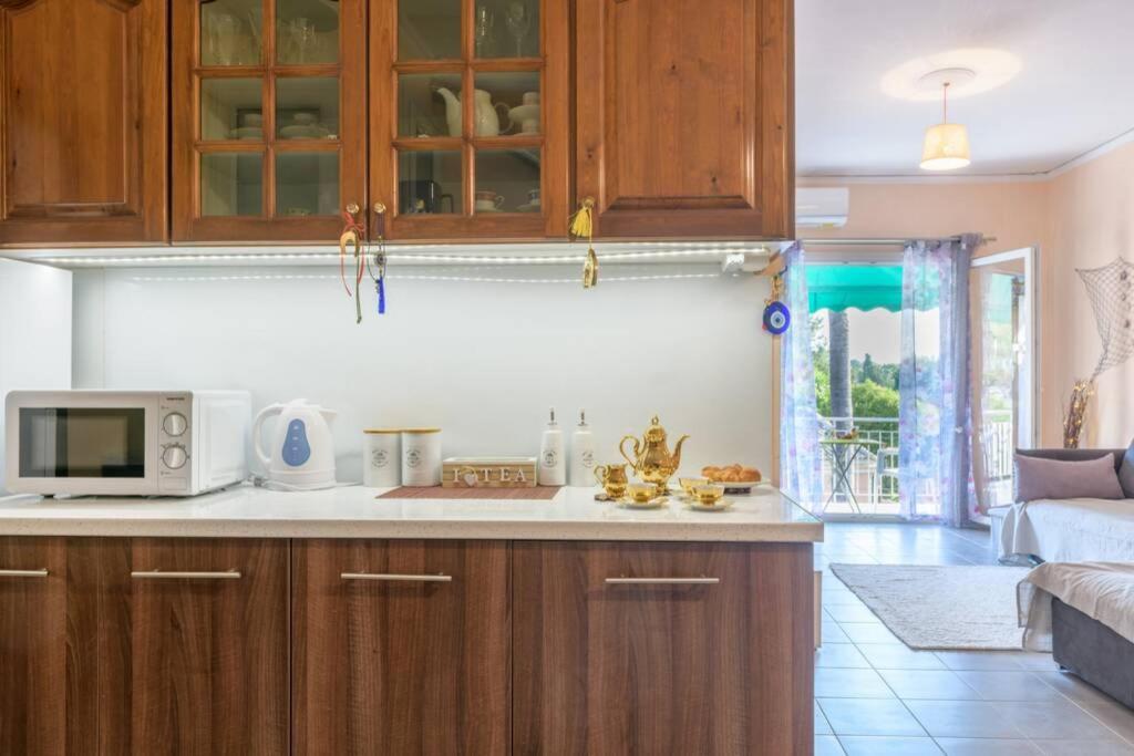 Bright Newly Renovated Apt Near Beach & Center+Ac Anemomylos Exteriér fotografie